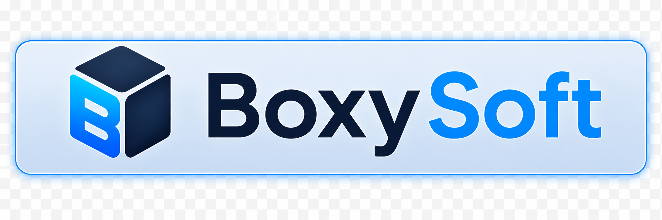 BoxySoft logo and cube brand mark